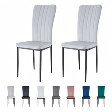 2/4/6Pcs Velvet Dining Chairs