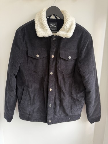 Zara men black corduroy - men’s,