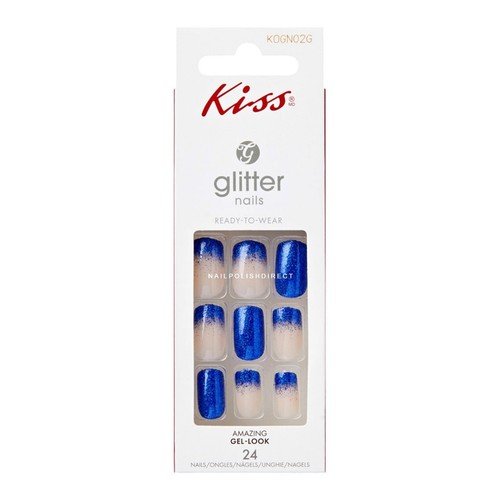 Kiss inc glitter design false - design,