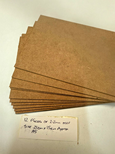 Pieces 2mm mdf - pieces, ideal