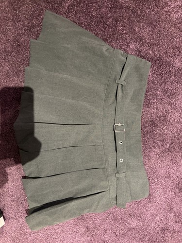 Zara grey pleated skort - zara,