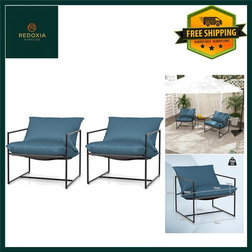Pair padded garden - of,