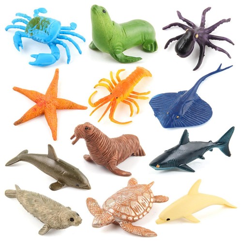 12piece sea creatures figures - creatures,