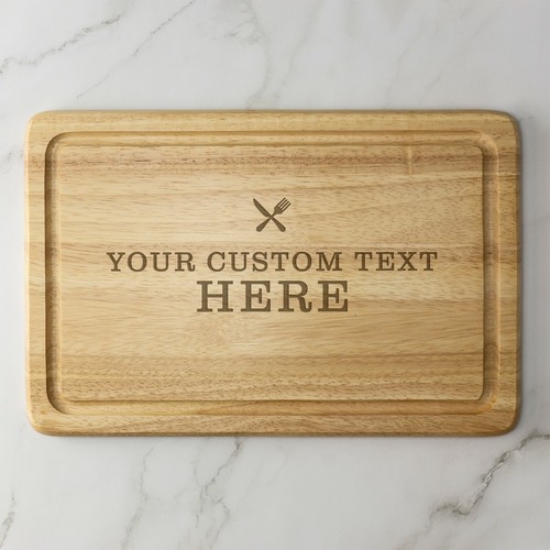 Personalised wooden chopping - personalised,