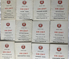 12 LEYTON ORIENT PROGRAMMES