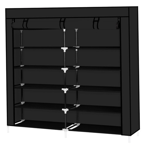 Portable shoe rack - portable, tiers
