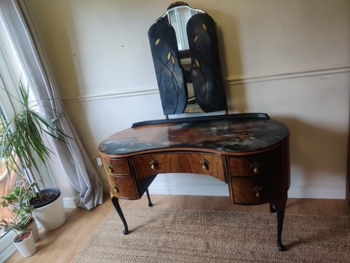 Antique kidney shaped - antique,