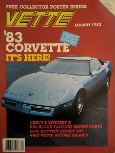 Chevrolet vette magazine march - vette,