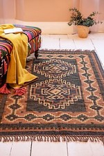 Kilim rug natural handwoven - kilim,