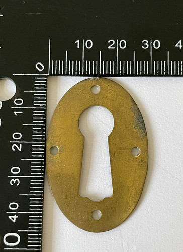 Antique large solid - solid, oval