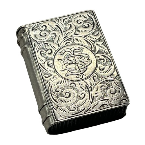 Novelty book silver vesta - a,