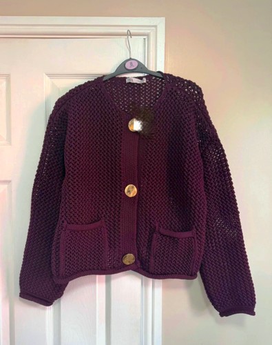 Zara dark purple - zw, crochet