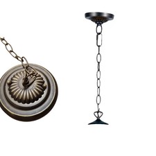 Metal Chain pendant for Tiffany  lampshade Antique Brass Finish Ceiling fitting