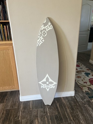 Vuitton surf board wall - surf, decor