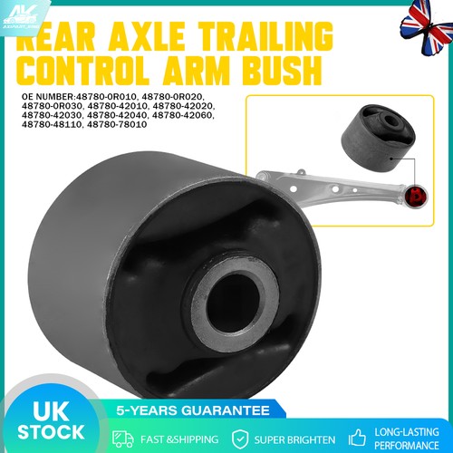 Car rear axle trailing - trailing, control