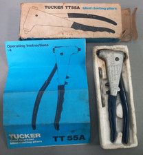 Tucker TT55A Blind Riveting Pliers Box Spanners Instructions Classic Car/Scooter