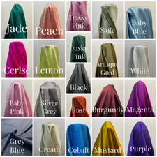 £4.99 Plain Polyester Faux