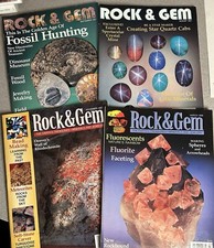 ROCK & GEM Magazine lot of 4