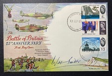 1965 Battle of Britain FDC Signed by Douglas Bader. With Biggin Hill CDS.