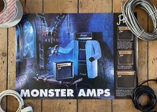 Marshall JMP  JCM900 PARK  promotional poster -  1990's - Frankenstein  Monster