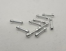 10 X LEGO Chrome Silver