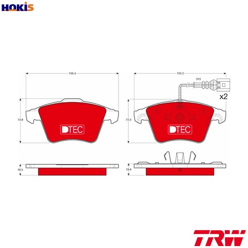 Brake pad set disc - pad,