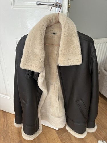 Sheepskin shearling flight - shearling, b3