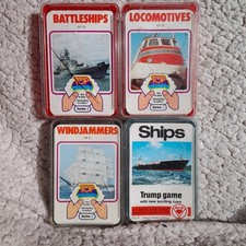 Vintage Top + Ace Trumps Bundle - All Complete - Damaged Cases - Ships Locos