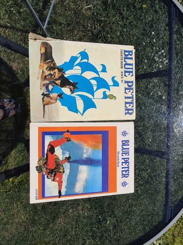 Blue peter annuals - blue, hardback