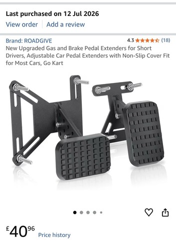 Car pedal extender - car,
