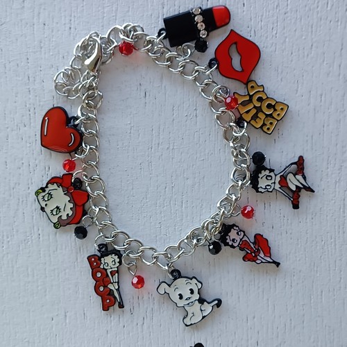 Betty boop colored charm - boop,