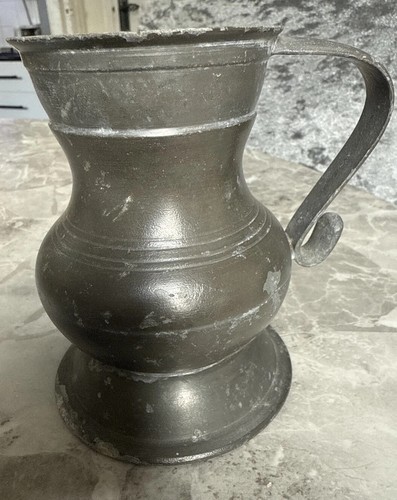 Pewter pint measure - measure, tankard