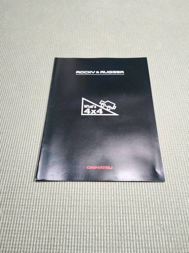Daihatsu rocky rugger - rugger, catalog