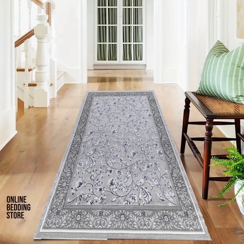 Non slip floral washable rugs - slip,