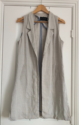 Zara linen size waistcoat - size, 12