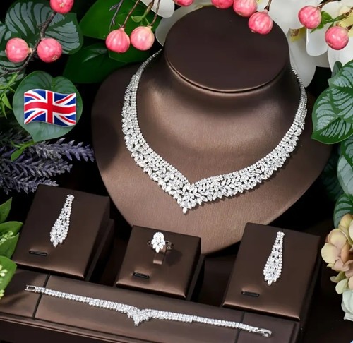 Fashion jewellery set platinum - fashion,