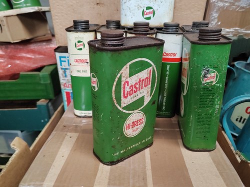 Vintage oil can pint castrol - oil,