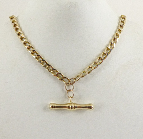 9ct gold curb chain - 9ct, link