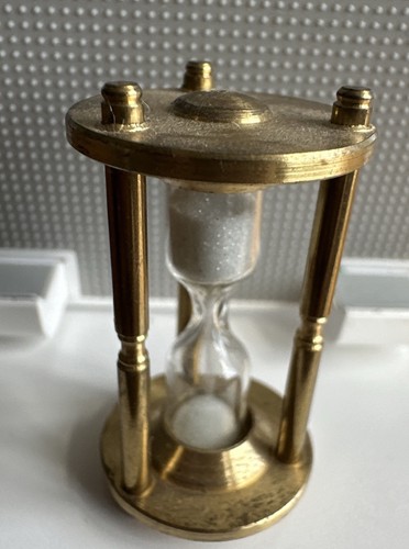 Vintage style brass sand - sand, timer