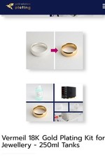 GSP small 18k gold plating kit