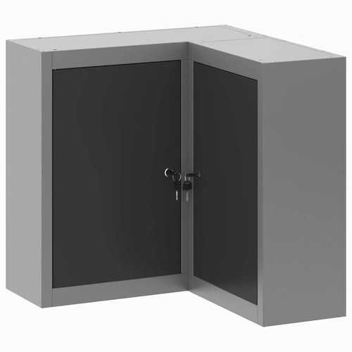 Tool cabinet with shelf - with,