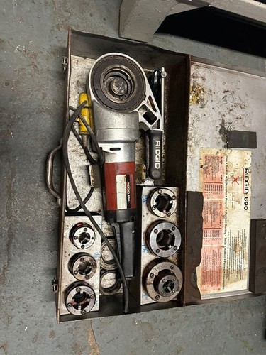 Ridgid 690 pipe threading - ridgid,