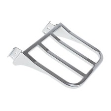 Chrome Sissy Bar Backrest Rear Luggage Rack For Harley Softail Dyna Sportster