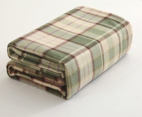 Tartan fleece blanket sofa - tartan,