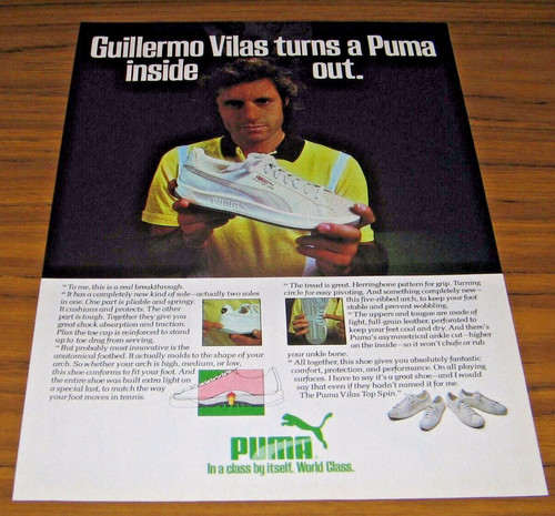 1981 print puma tennis - print,
