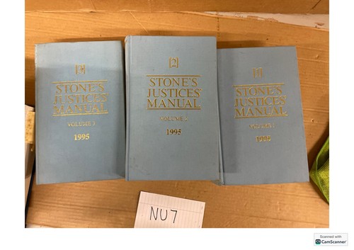 Stone justices manual - stone's, 1995