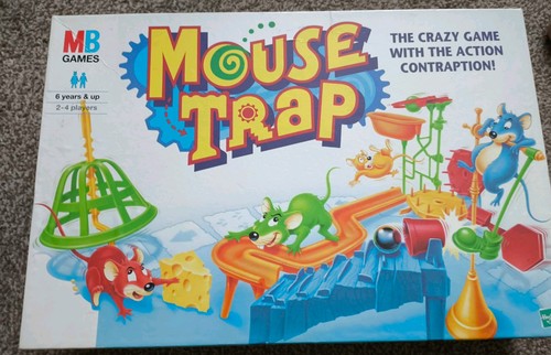 Mouse trap board game - mouse, complete