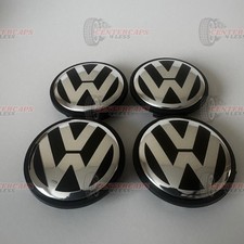 Set Of 4 VW 65mm  Center Caps