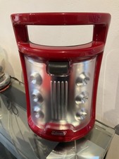 COLEMAN TORCH LAMP Light HANDHELD OR FREESTANDING takes 3AAA BATTERIES RED  GREY