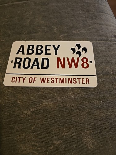 Metal signs abbey road - metal, signs,